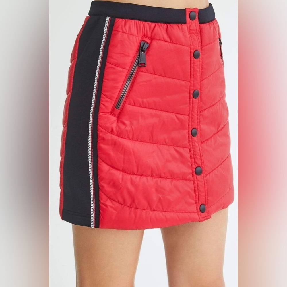Alp N Rock Valentina Puffer Mini Skirt Women’s Size XS Primaloft Outdoor Red NWT